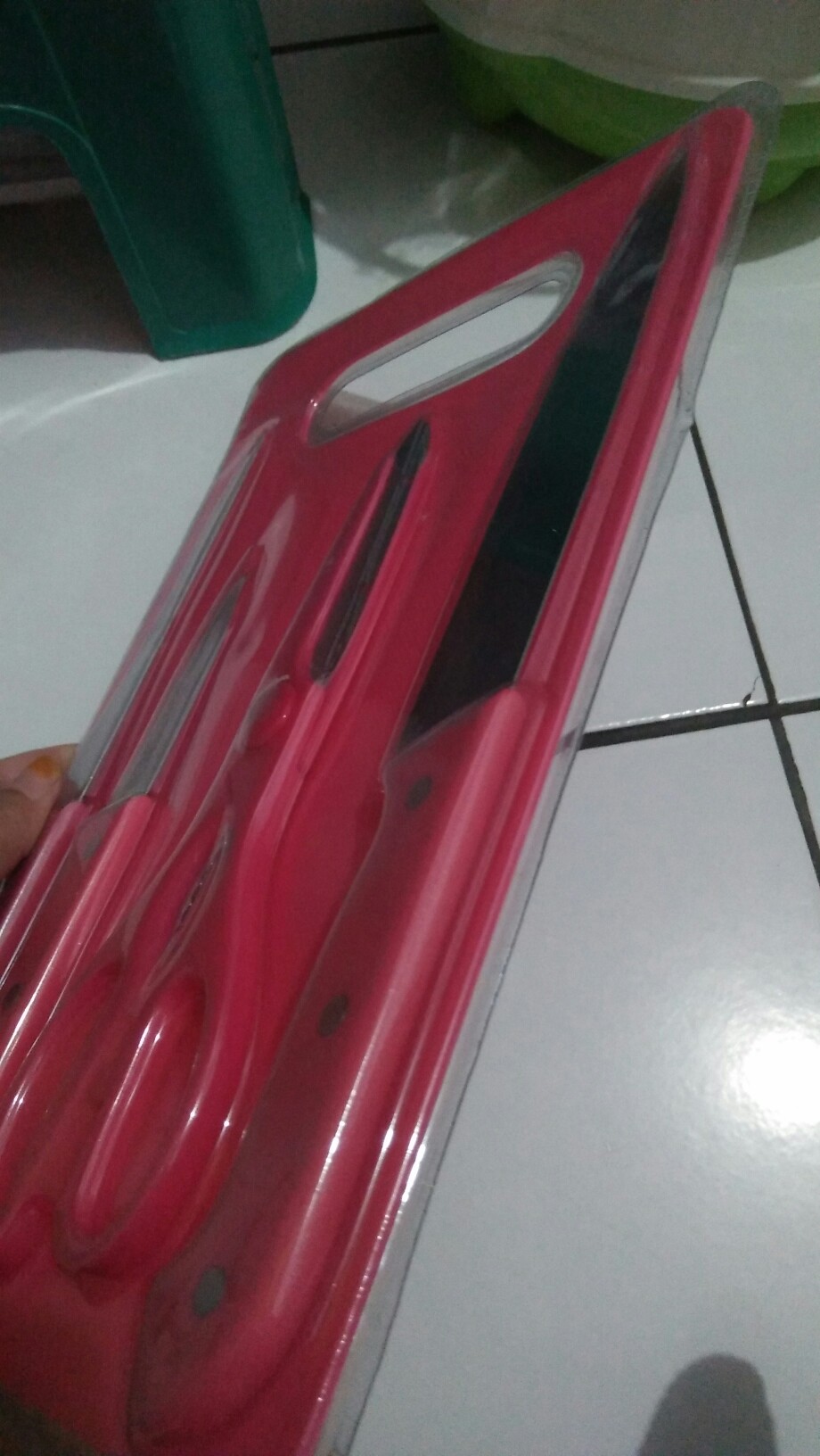 Pisau Dapur Set Talenan Gunting