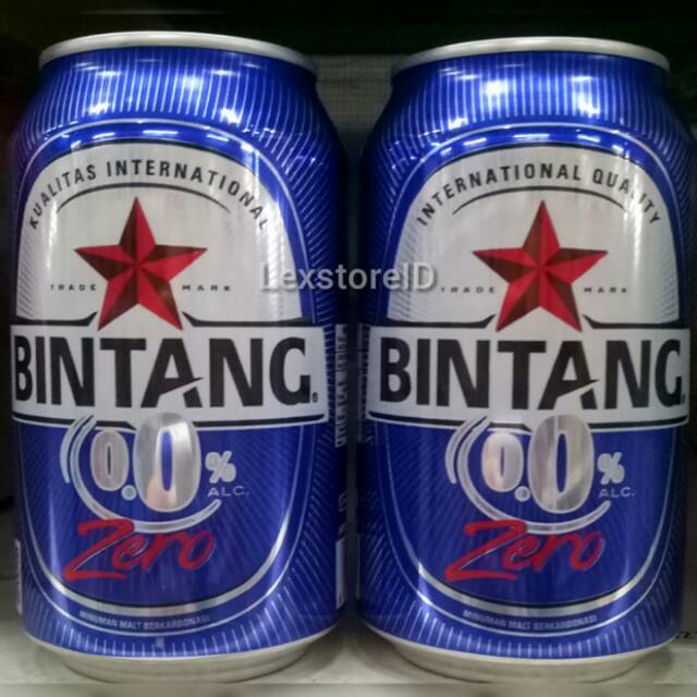 

bintang zero kaleng 330ml 1 dus isi 24