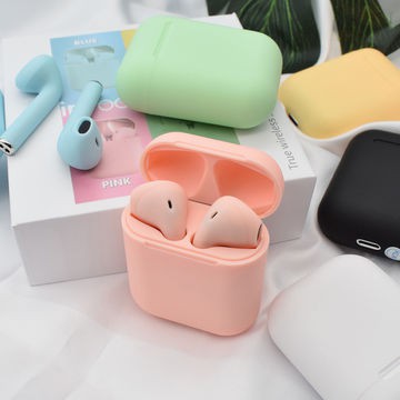 i12 Macaron Tws Headset Handsfree Earphone Bluetooth Wireless