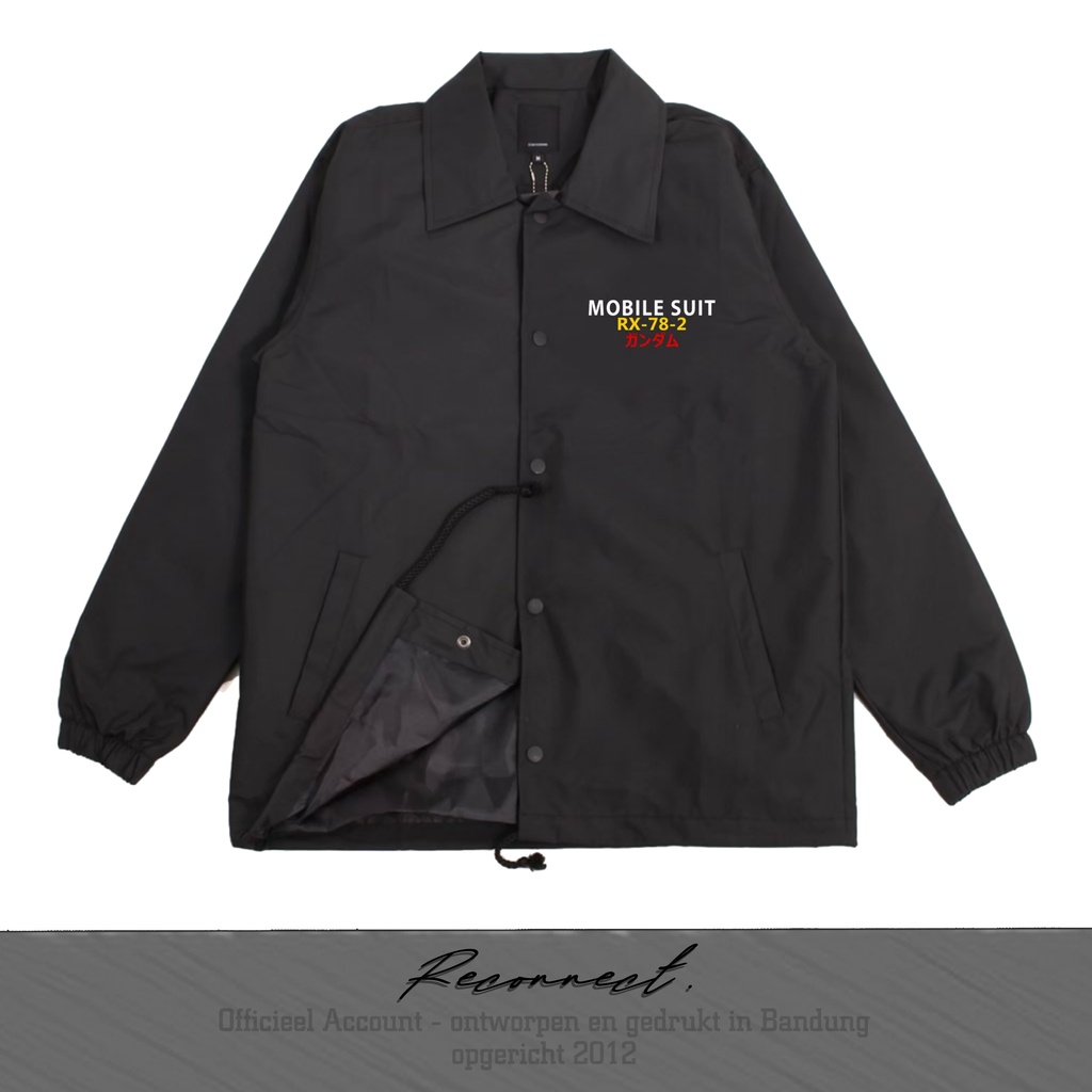 Reconnect Coach Jacket Robot Gundam Mobile Suit - Unisex