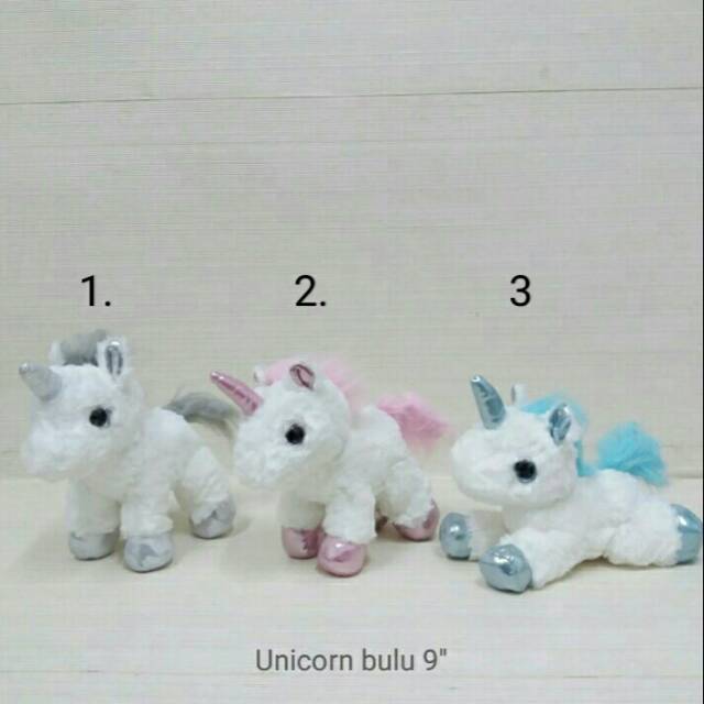 Boneka unicorn 25cm boneka kuda animal unicorn