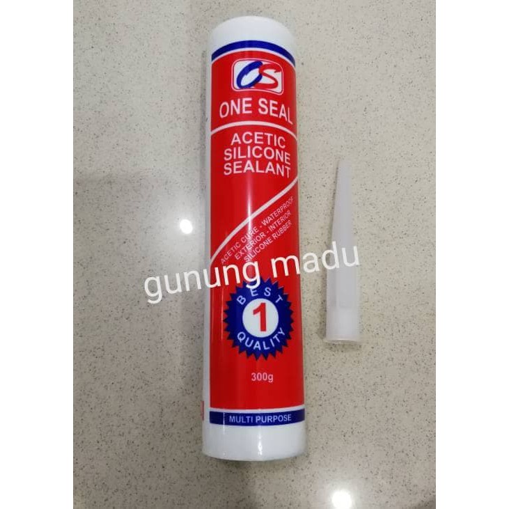 

Lem Kaca Aquarium Hitam / Putih / Lem Sealant Silicone