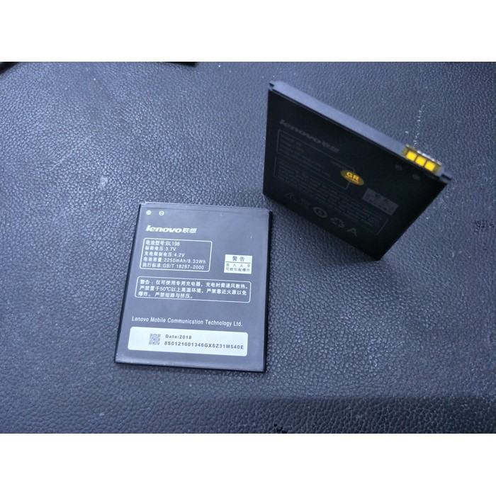 Baterai Battery Original Oem Lenovo BL198 for a859 a850 k860 s880 s890