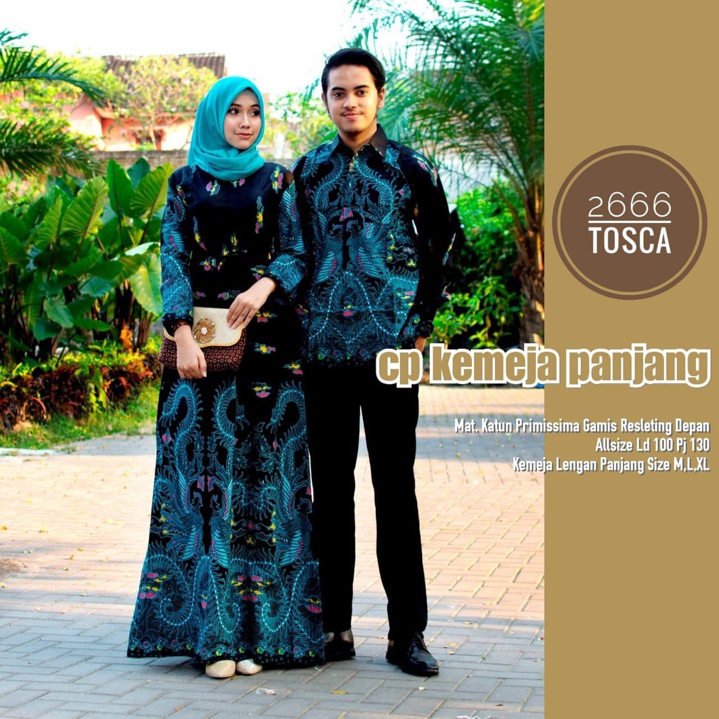 [ADA JUMBO] BATIK COUPLE 2666 KATUN/BATIK PRIA/BAJU WANITA/BAJU PASANGAN TERMURAH SARIMBIT