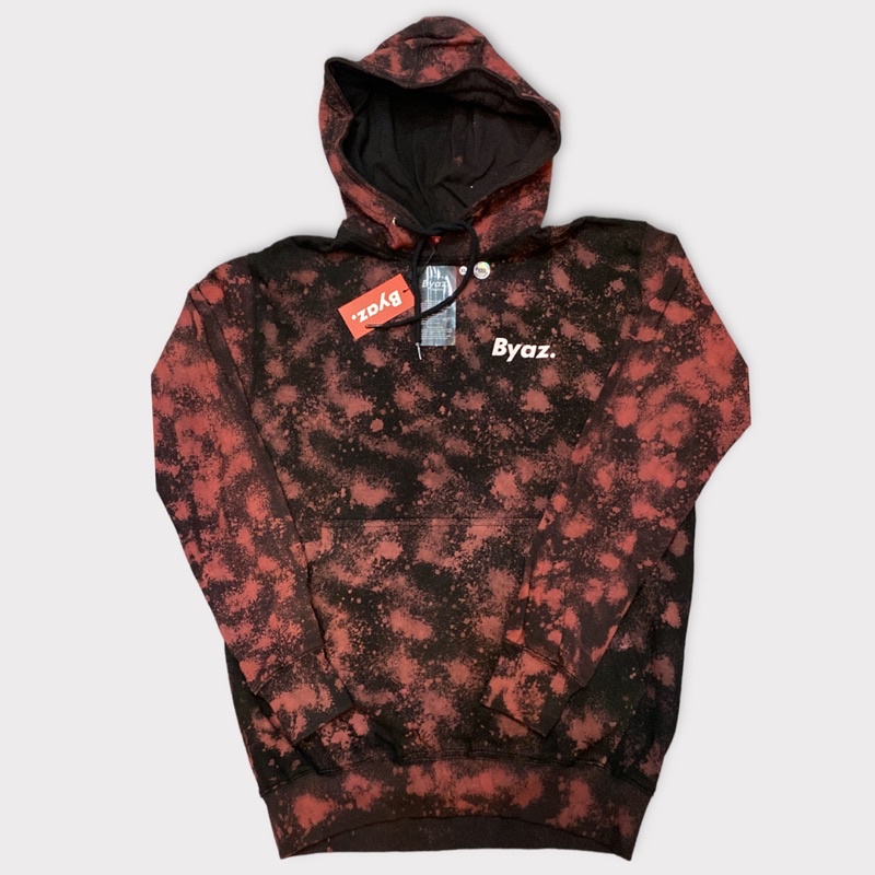 Hoodie Black Stone maroon BYAZ ORIGINAL