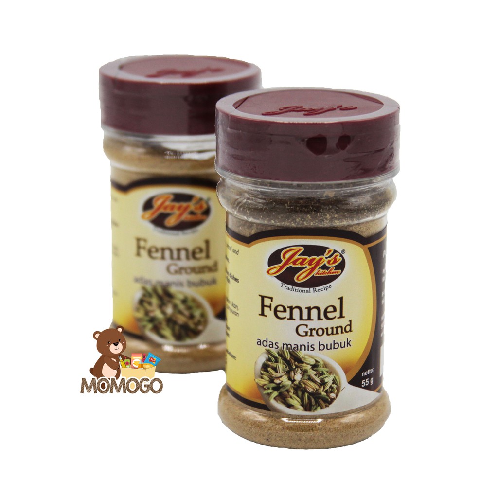 

Jay's Fennel Ground | Bubuk Adas Manis