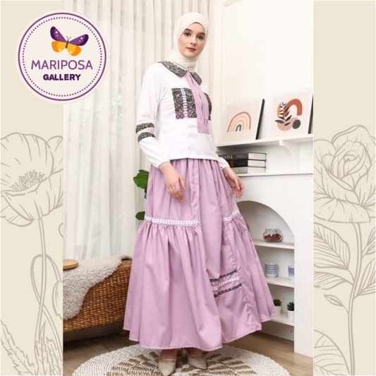 BAJU ORIGINAL Setelan DEURA D277 / Set Remaja Kekinian / Set Remaja Terbaru / Set Rok Remaja / Set R