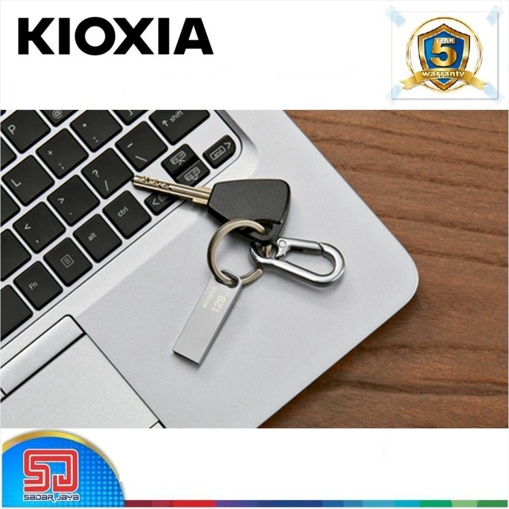 Flashdisk 16gb Kioxia U366 Metal USB 3.2 FlashDrive (Toshiba) Garansi Original