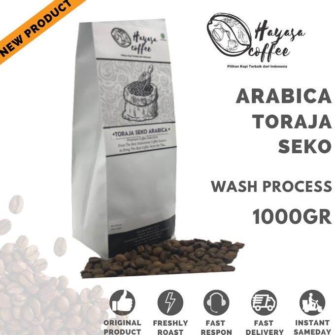 

Kopi Hayasa Toraja Seko Specialty Arabica - 1 Kg -Diskon Besar
