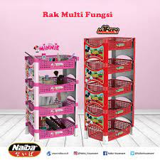 Rak Susun Empat Naiba / Rak Multi Fungsi Naiba Karakter &amp; Generic