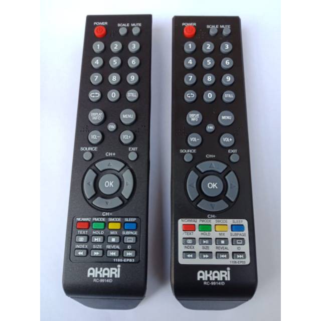 REMOTE REMOT TV AKARI LED LCD SEPERTI ORIGINAL