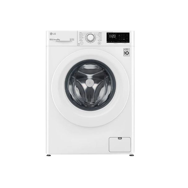 Mesin cuci LG FV1209S5W 9kg front loading Smart Diagnosis
