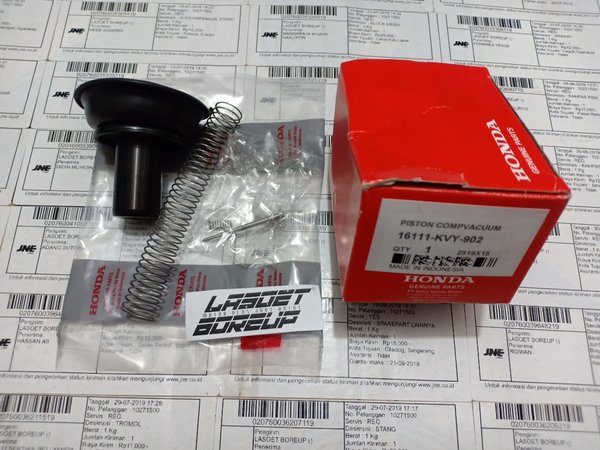 ASLI VACUM VAKUM PAKUM SET ASSY Honda KVB  BEAT VARIO SCOOPY SPACY FINO  karbu old