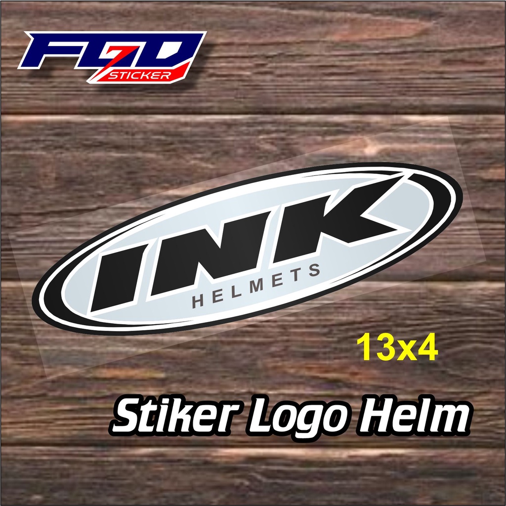 Stiker Logo INK bulat Helm / Sticker INK / Stiker Helm / Stiker Logo INK / Stiker Cutting