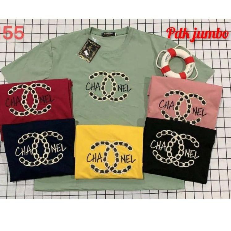 ⅎ Tiramisu Kaos Lengan Pendek Wanita Import Jumbo 3XL ✾