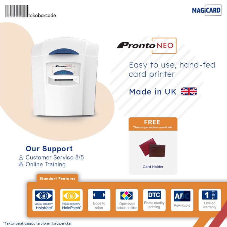 

ID CARD PRINTER MAGICARD PRONTO NEO