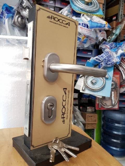 Kunci pintu roses stainless 304 + body lidah promo