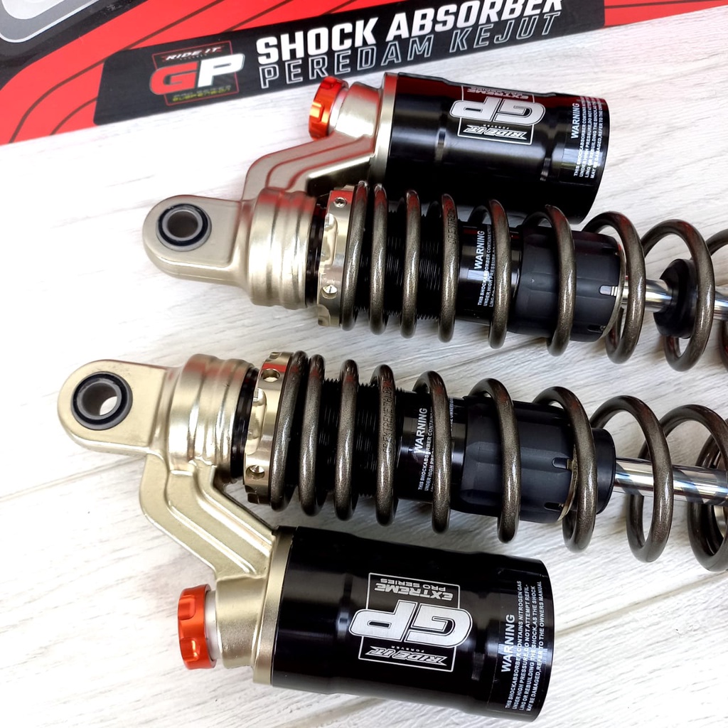 Skok Shockbreaker Tabung Ride IT GP EXTREME NEW DOUBLE CLICK Series Skok 320mm 340mm NMAX FizR CB GL Ride It