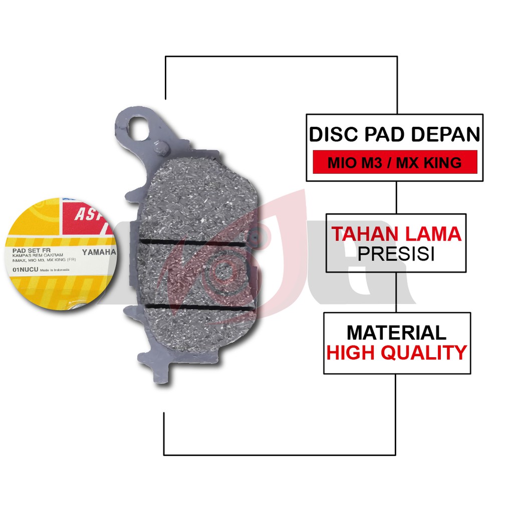 Aspira Kampas Rem Cakram Depan M3 Mio 125 MX King Nmax Disc Pad Brake