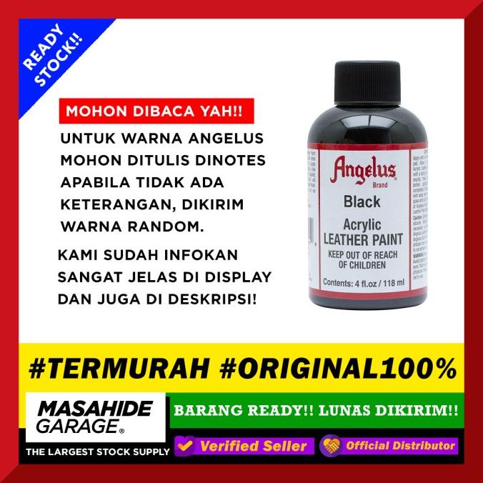 

Angelus Acrylic Leather Paint - 4 oz / 120ml