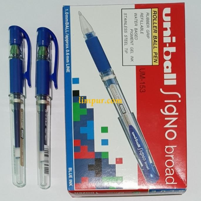

Uniball Signo Broad Um 153 Pen Gel 1.0 mm(Blue)Original Japan 1losin