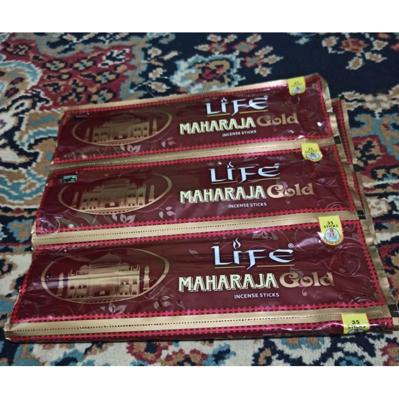 Ready Buhur Dupa India Life Maharaja Gold