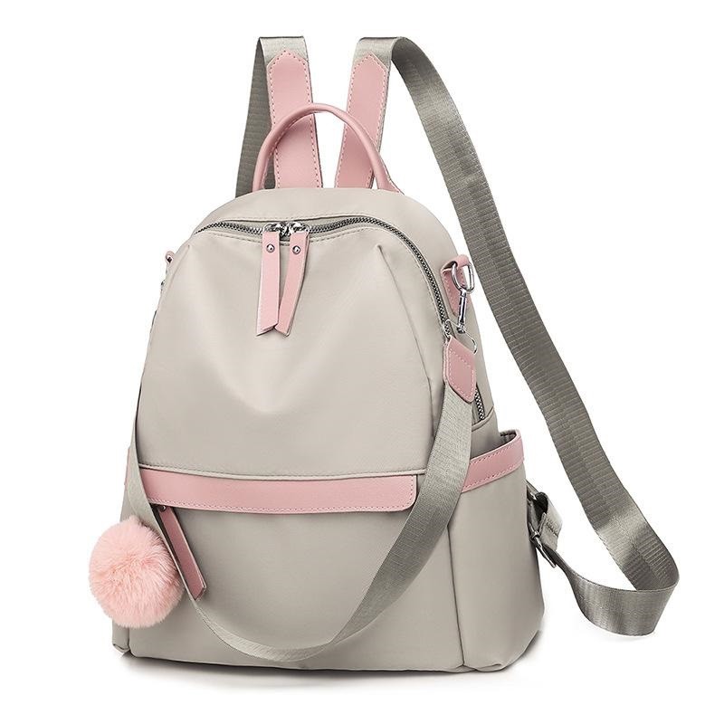 TAS RANSEL RUBI PINK KOREAN STYLE | BACKPACK IMPORT MURAH | TAS PUNGGUNG | TAS SEKOLAH KULIAH KERJA
