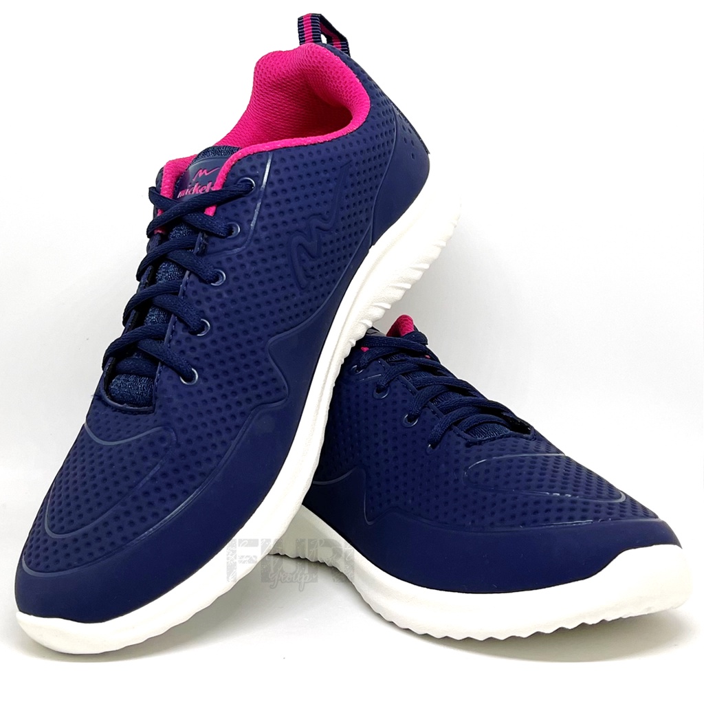 FIURI - Ardiles Original - Moana Navy Pink 37-40 - Sepatu Olahraga Wanita - Sepatu Slip On Cewek Wanita - Sepatu Jogging Senam Lari  Perempuan - Sepatu Santai Wanita Cewek - Sepatu Sekolah - Sepatu Sneakers Wanita - Sepatu Kets Wanita - Sepatu Promo Murah