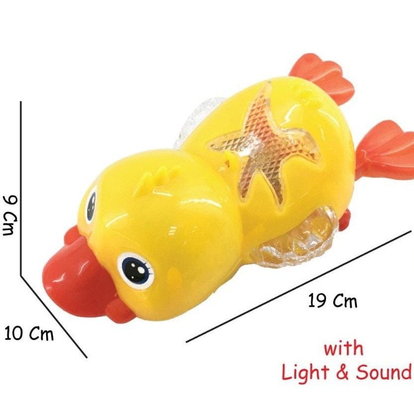 Mainan Anak bebek lucu - Mainan Baterai Bebek lampu - PR17545 -  A089