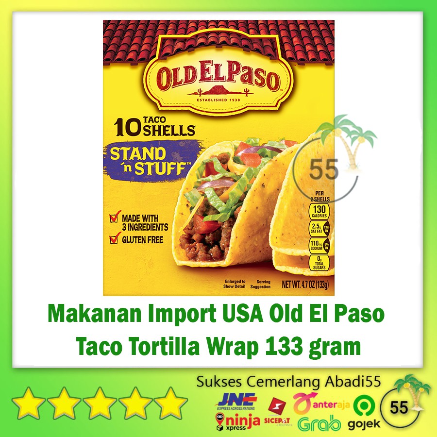 

Old El Paso Taco Tortilla Wrap 133 gram | Makanan Import USA Termurah