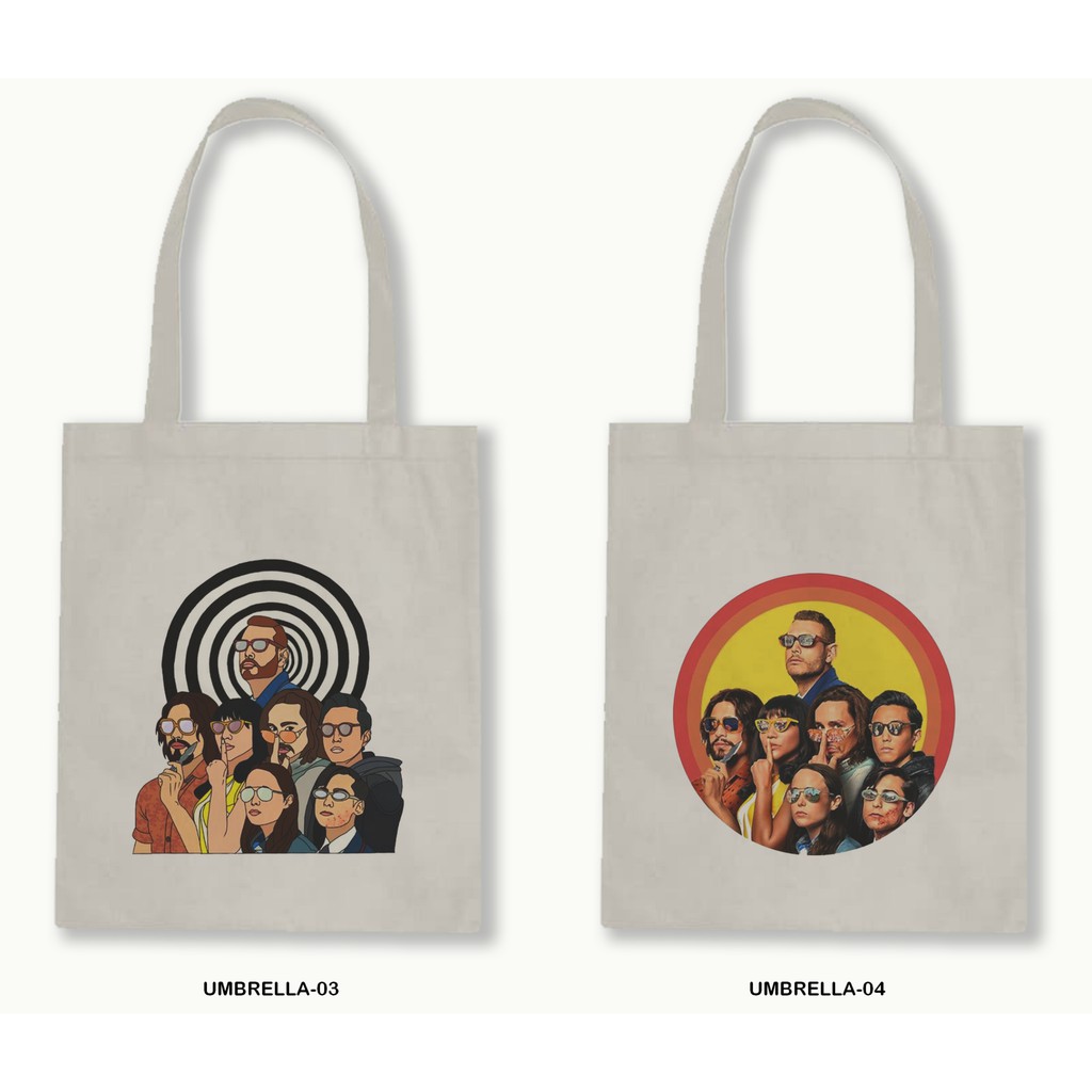 TOTE BAG BLACU 30X40 - THE UMBRELLA ACADEMY-01