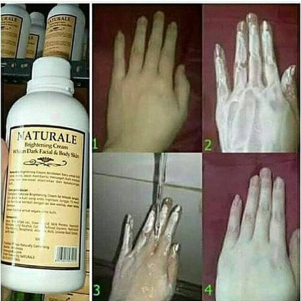 NATURALE BLEACHING CREAM 250GR ORIGINAL BPOM - BLEACHING BADAN 250GR_Cerianti