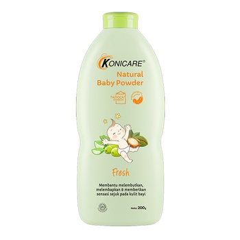 konicare natural baby powder fresh 200gr