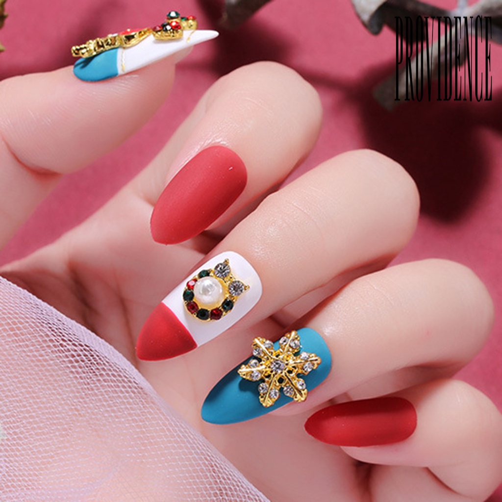 Providence Hiasan Kuku DIY Bentuk Pohon Natal Untuk Nail Art