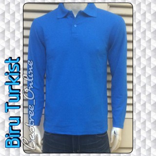 Kaos poloshirt pria tangan panjang kerah free topi kaos Kaos poloshirt pria tangan panjang kerah free topi kaos