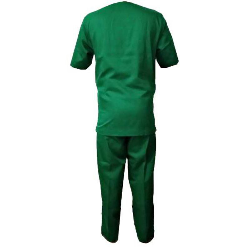 Baju Oka Baju OK Dokter Scrub Suit Lengan Pendek Baju Jaga Perawat Hijau Medis Baju Scrub Dokter