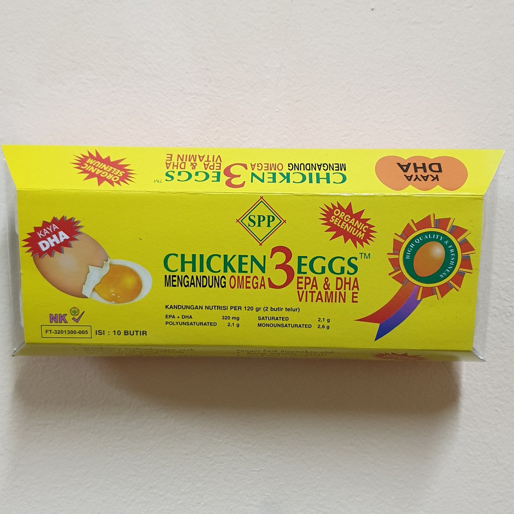 Telur Omega 3 - Chicken3Eggs | Shopee Indonesia