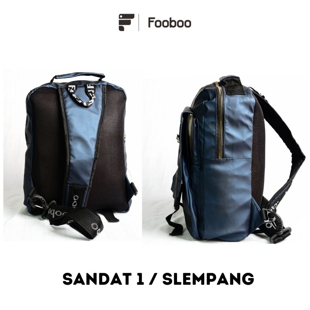 FOOBOO TAS RANSEL BACKPACK STYLISH  LAPTOP PRIA WANITA KOREA