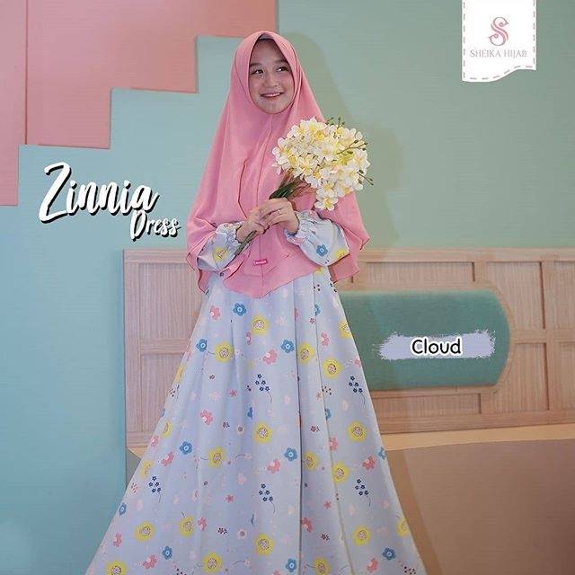 Zinnia dress cloud