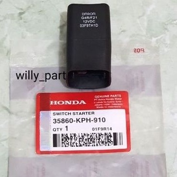 Stater Switch Relay Stater Switch Stater Bendik Kharisma Vario 110 125 Techno CBS CW Supra New X 125