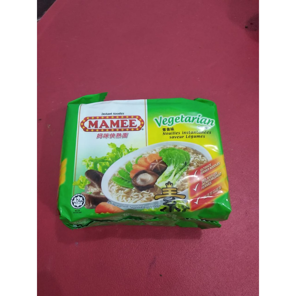 

Mie Instant Mamee vegetarian 1 pack (5 bgks)