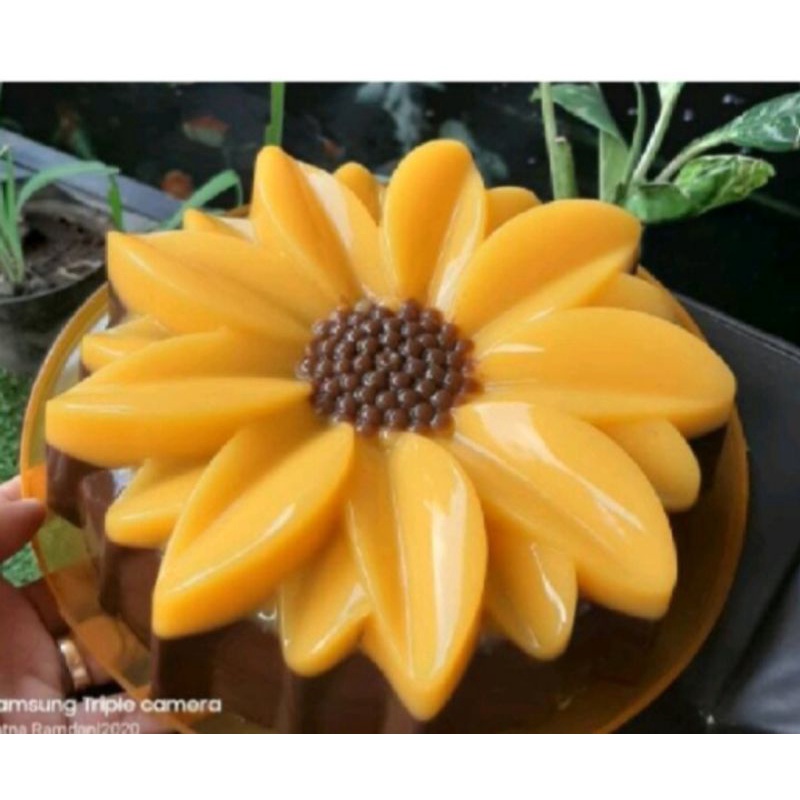 Cetakan puding bunga matahari/Cetakan ager/Cetakan bunga matahari/Cetakan kue