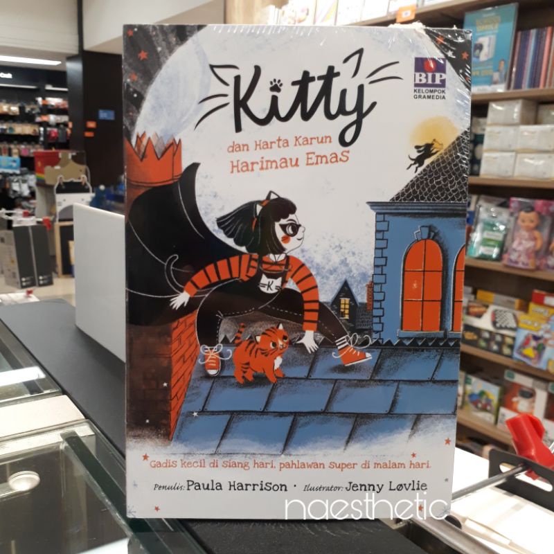 Buku novel anak kitty dan harta karun harimau emas