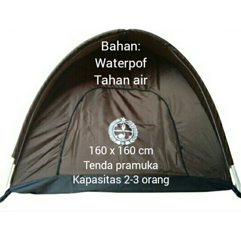 Tenda Pramuka / Tenda Pramuka Dome / Tenda Camping Pramuka ukuran 160x160cm