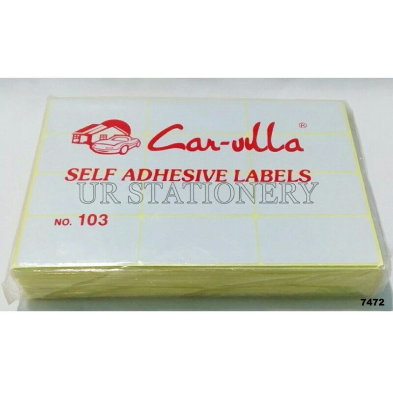 

KERTAS LABEL / STIKER LABEL HARGA CARVILLA / AJP POLOS