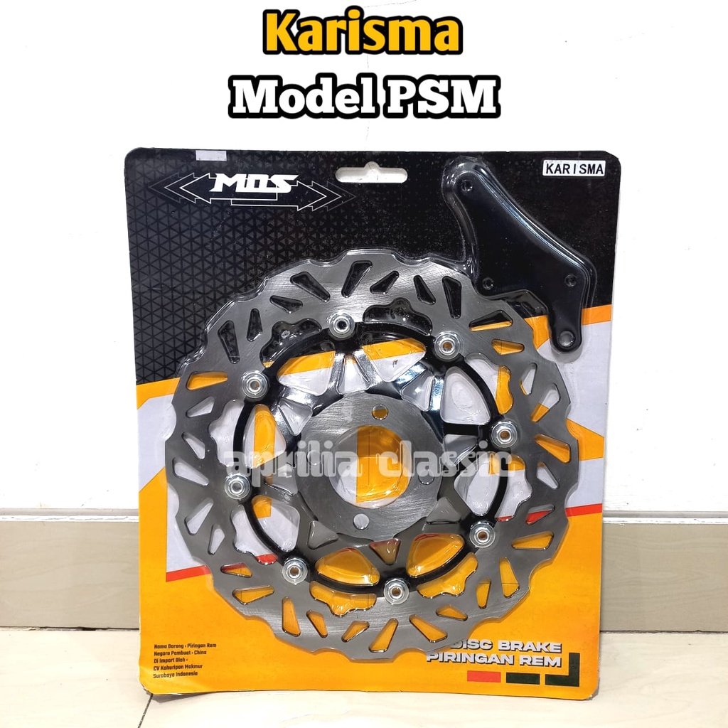 Piringan Cakram Kharisma 300mm Model Moto1 Pro1 TDR COPY PSM motif gerigi kembang Karisma kharisma