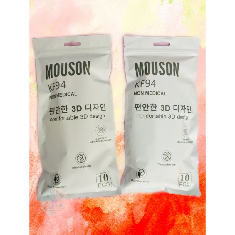 Masker KF94 Mouson 4ply , Masker Korea KF94, masker Korea 4 ply 10pcs