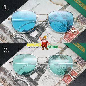 Kacamata Sunglass Fashion Gaya Wanita Glims 17030 Kotak Oval Korea Classic Vintage Retro Bukan Dior