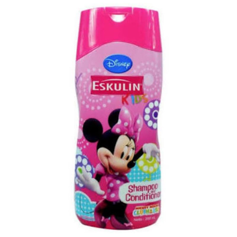 KN009 Eskulin Kids Shampoo and Conditioner Anak 100 Ml Botol Laki laki Perempuan Cowok Cewek Murah