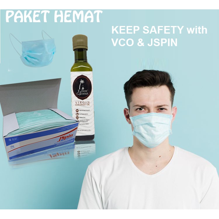 

PAKET HEMAT VCO DAN MASKER JSPIN/ PROMO